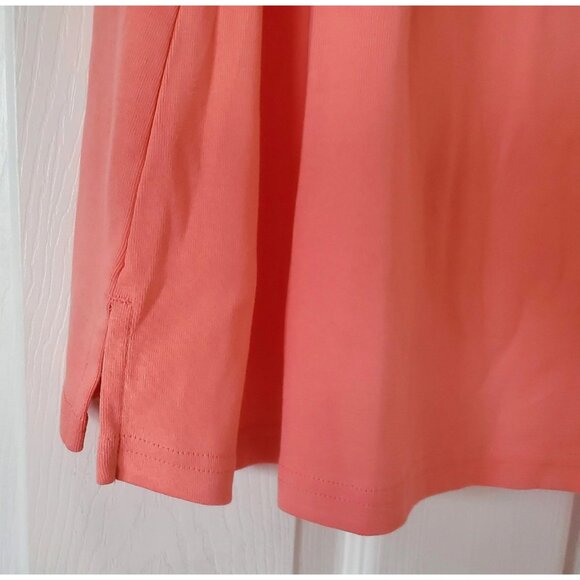 KAREN SCOTT WOMAN SHORT SLEEVE PEACH CORAL SHIRT SIZE 3X NWT - Picture 3 of 7
